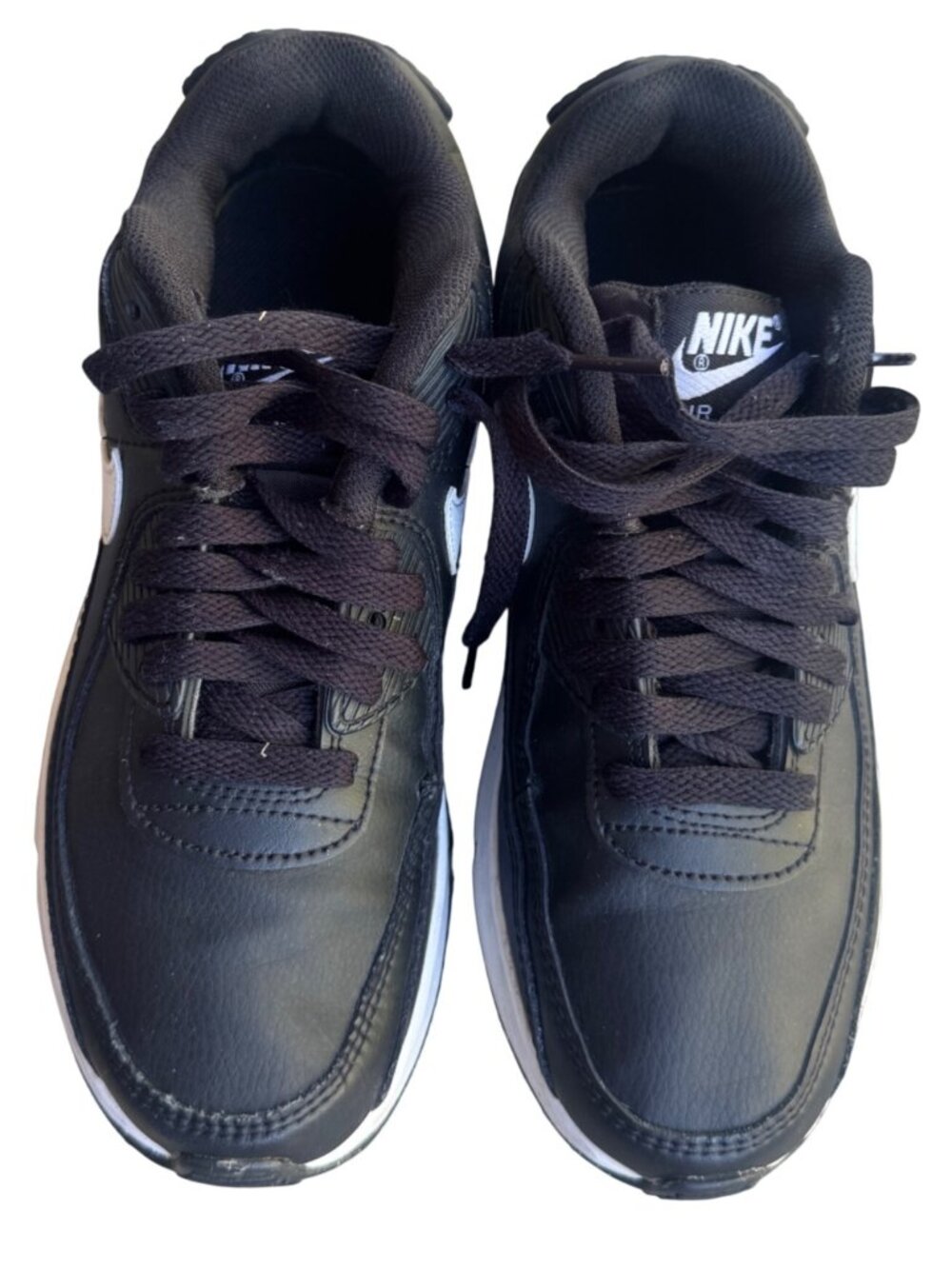 Nike Air Max 90 LTR GS Black White CD6864-010 Youth Size 5.5Y Sneaker Shoes - Picture 8 of 14